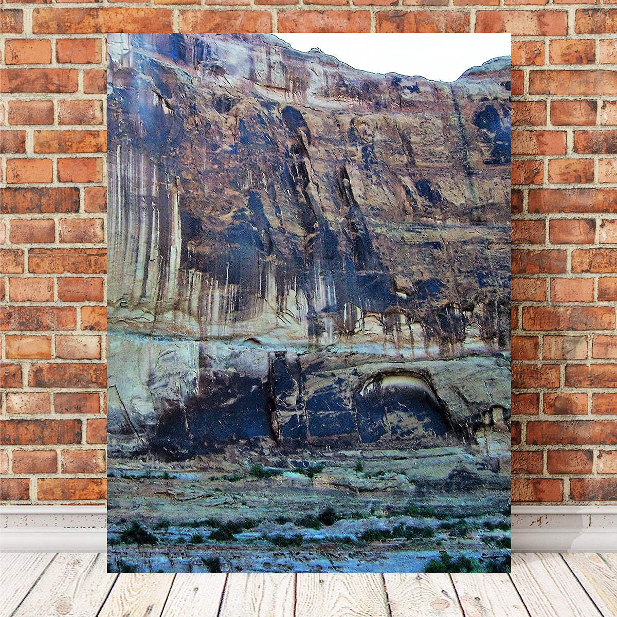 Stunning Rockwall Blue Wall Art by Patricia Jaggie