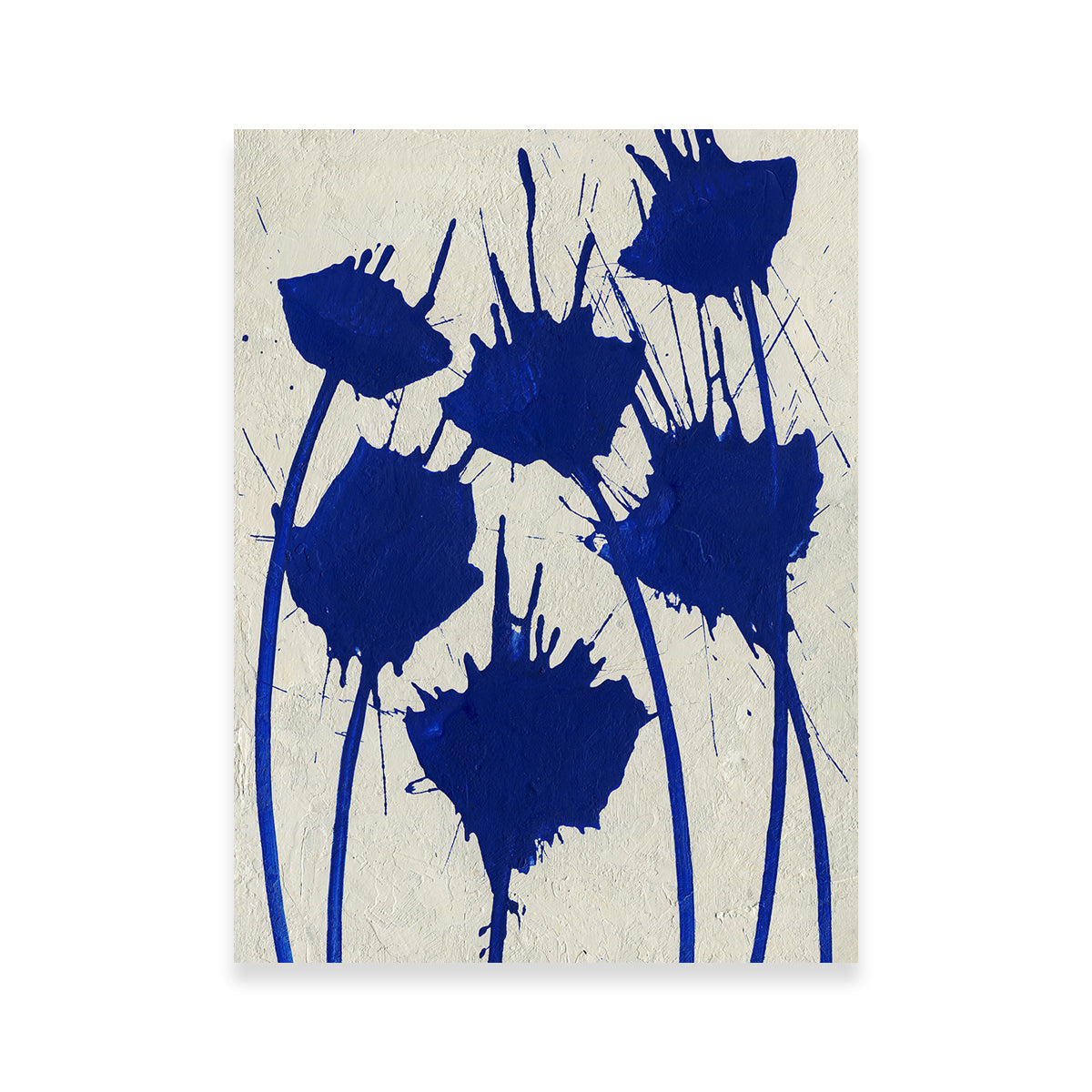 Stunning Blue Flowers Wall Art by Evgeny Vetrov