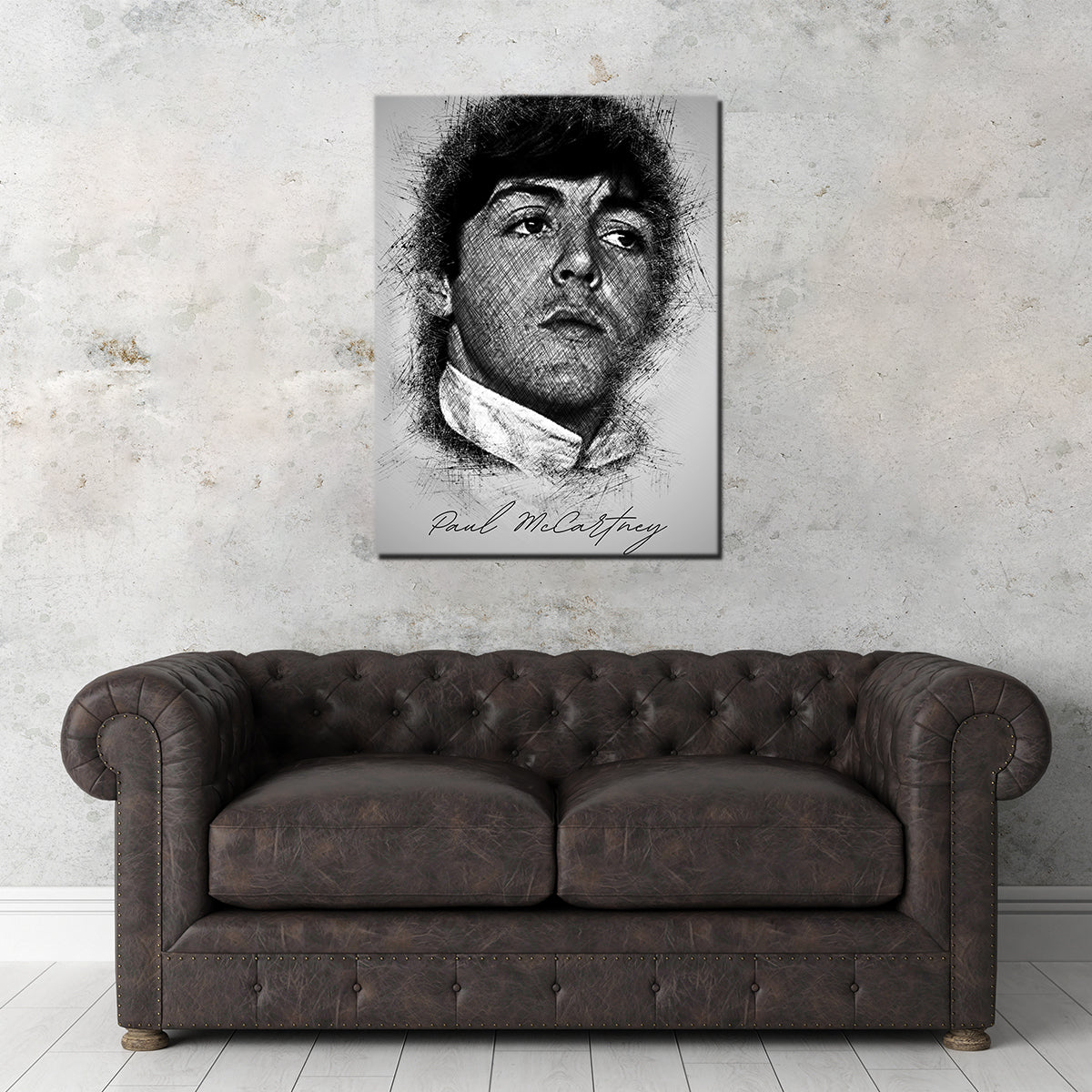 Stunning Paul McCartney Sketch Wall Art for Your Home Decor