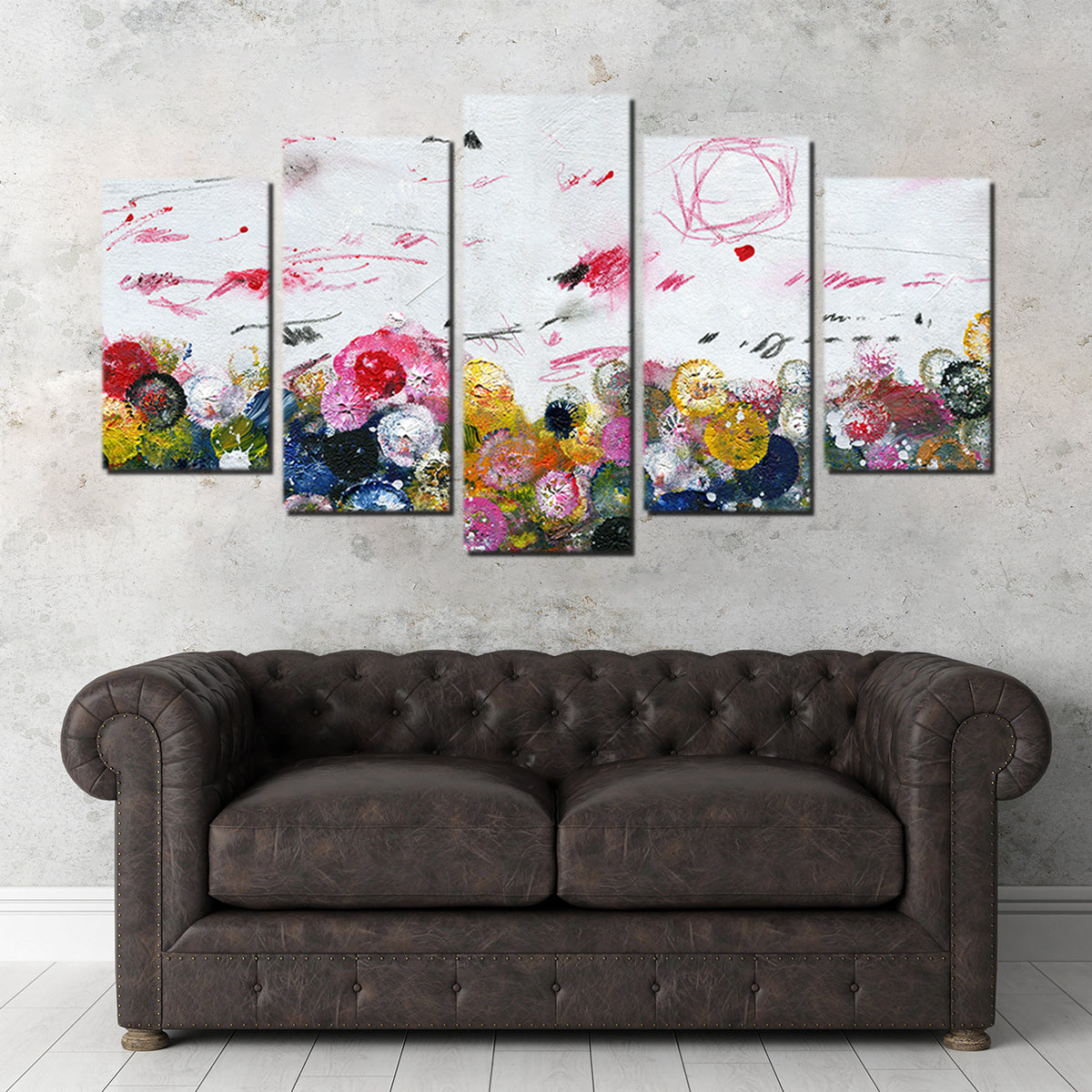 Eye - catching Circle Prints Wall Art by Evgeny Vetrov