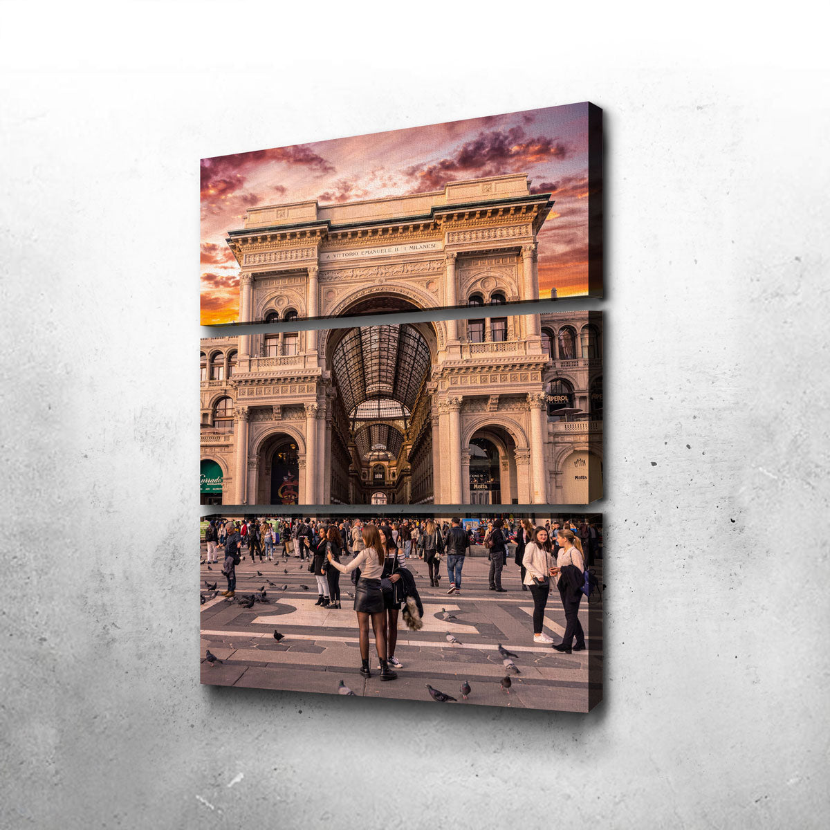 Stunning Galleria Vittorio Emanuele II Milano Wall Art by Stefano Baltieri