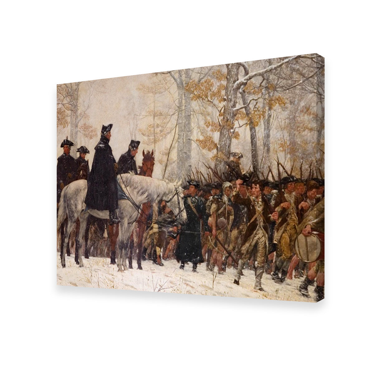 GW Revolutionary War Premium Wall Art for Patriotic Decor