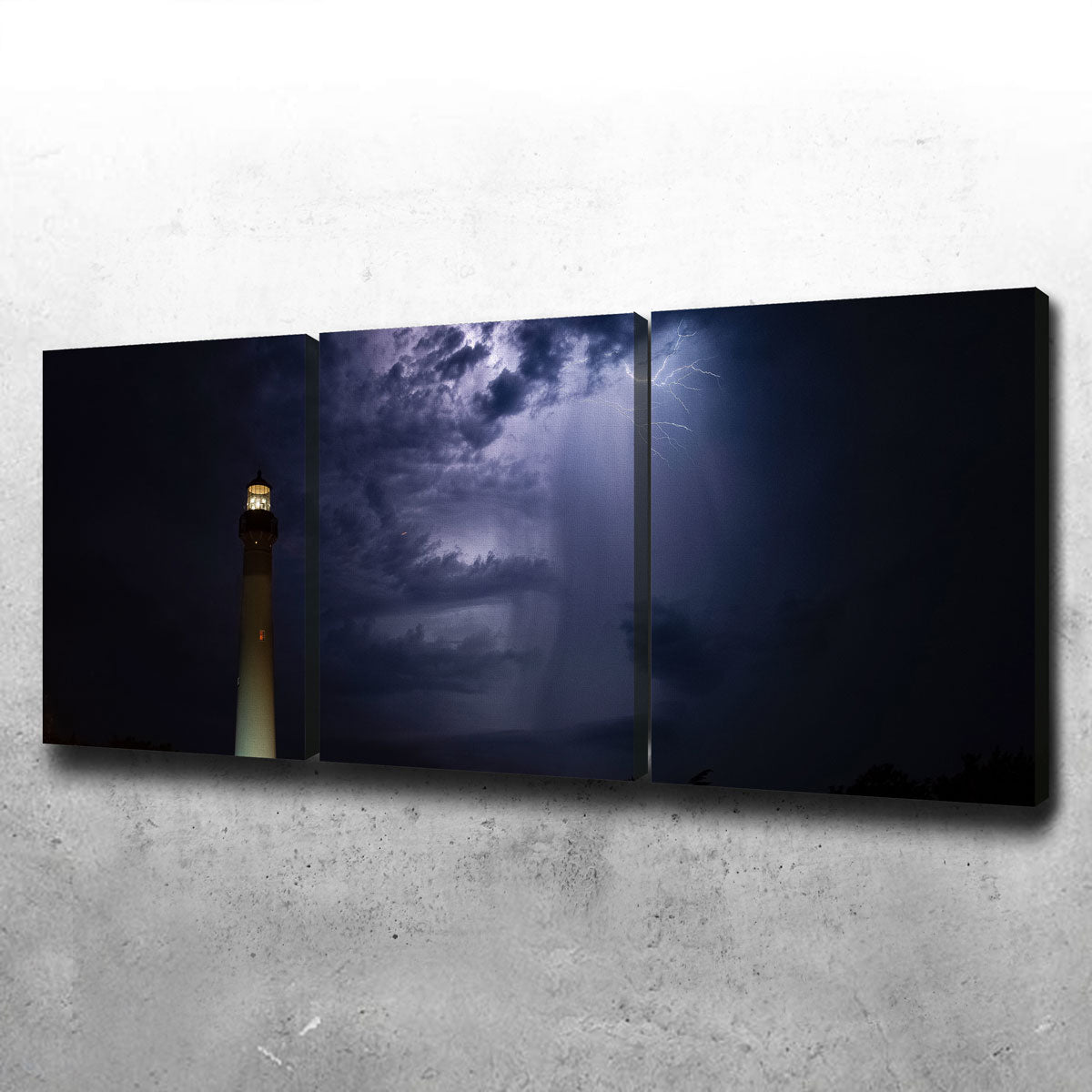 Stunning Light Storm Wall Art by Dennis Maida