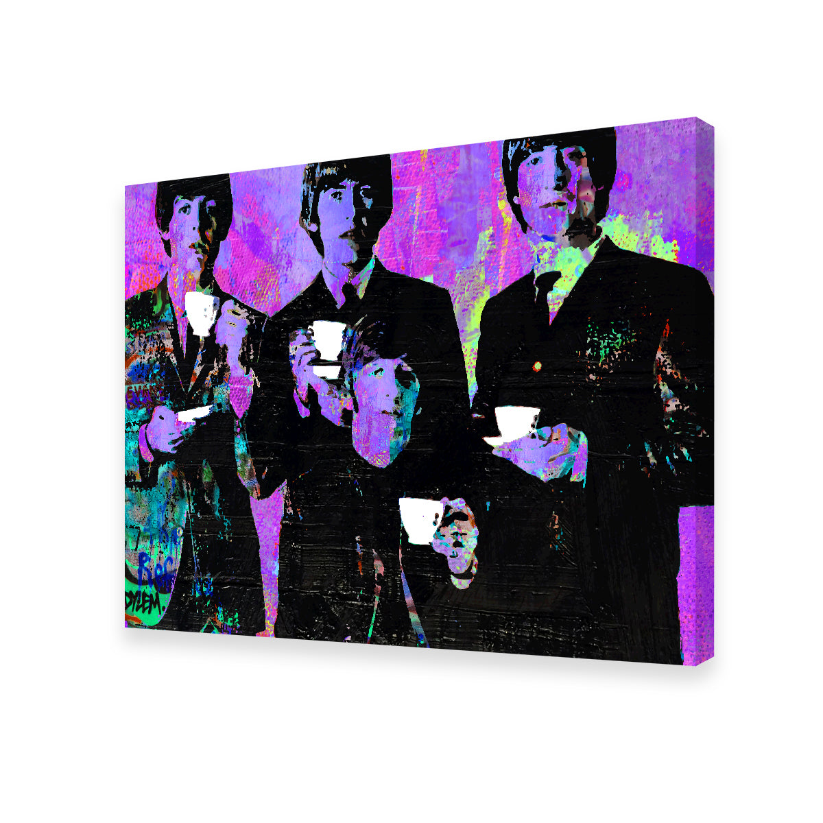 The Beatles Tea Time Inspired Wall Art - A Must - Have for Music Lovers