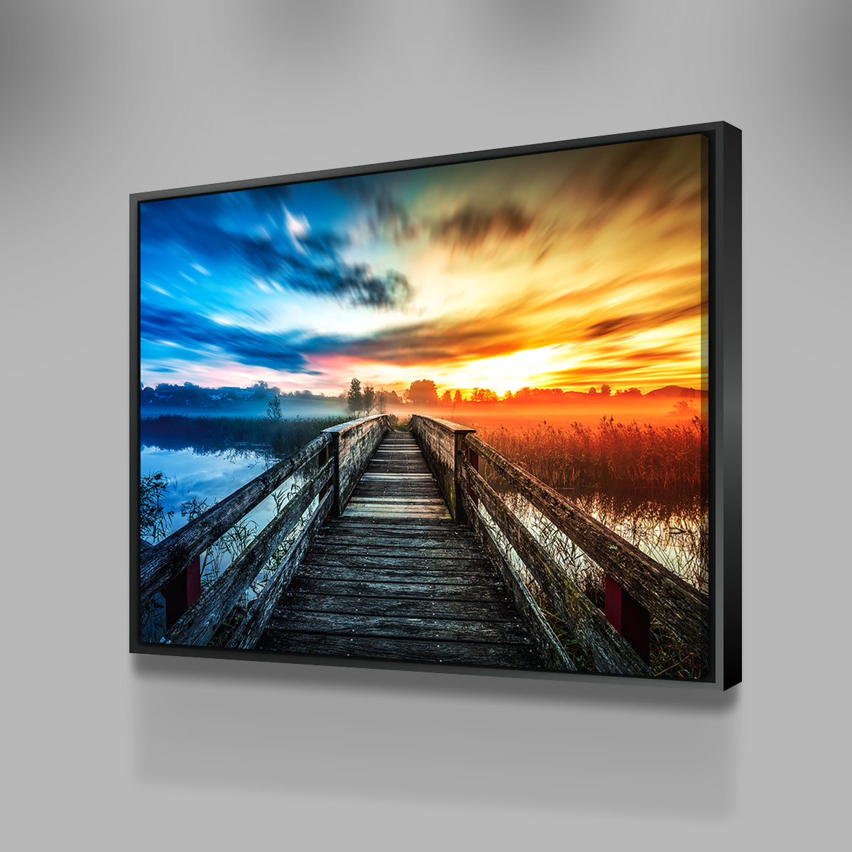 Exquisite Boardwalk Colors Wall Art by George Sorin