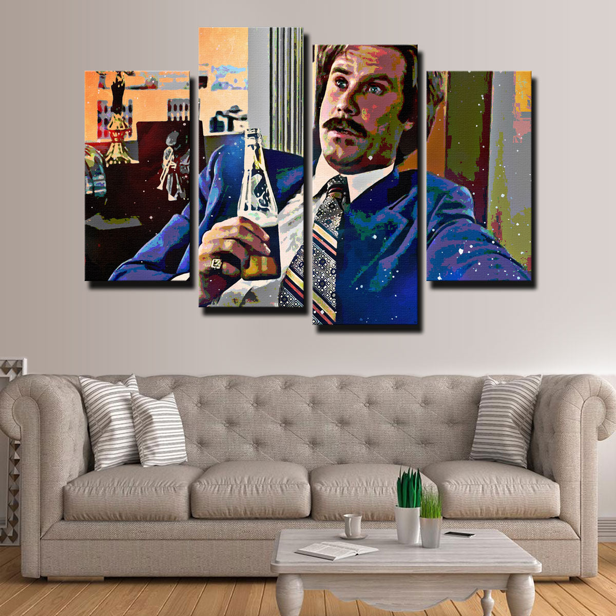 Ron Burgundy High - Quality Wall Art for Stunning Decor