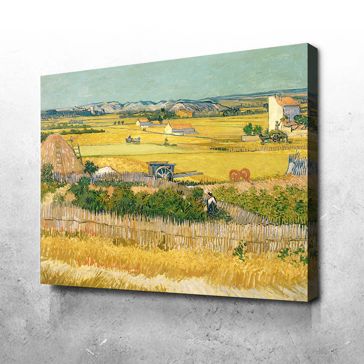 De oogst Vincent van Gogh Wall Art - Museum Quality Canvas Print