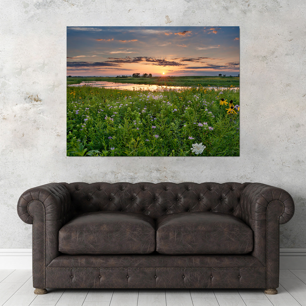 Stunning Open Field in Illinois Wall Art for Your Home Decor