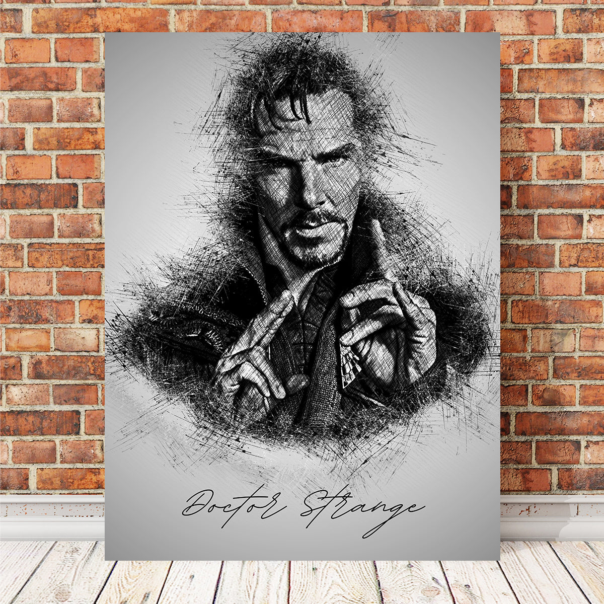 Doctor Strange High - Quality Wall Art by Albi Art