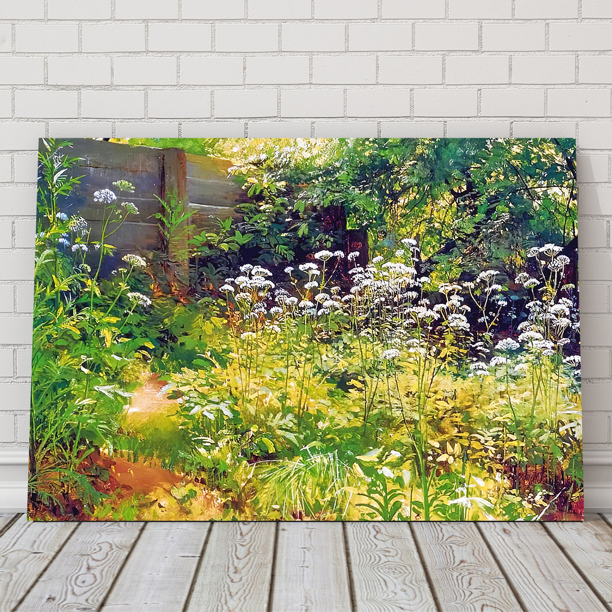 Exquisite Garden Corner Wall Art by Denise Dundon