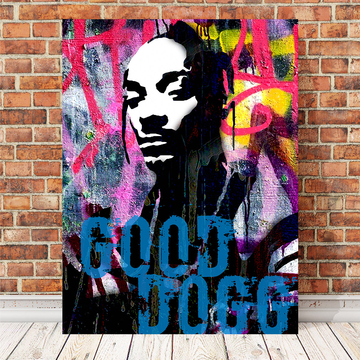 Stunning Good Dogg Wall Art by Stephen Chambers