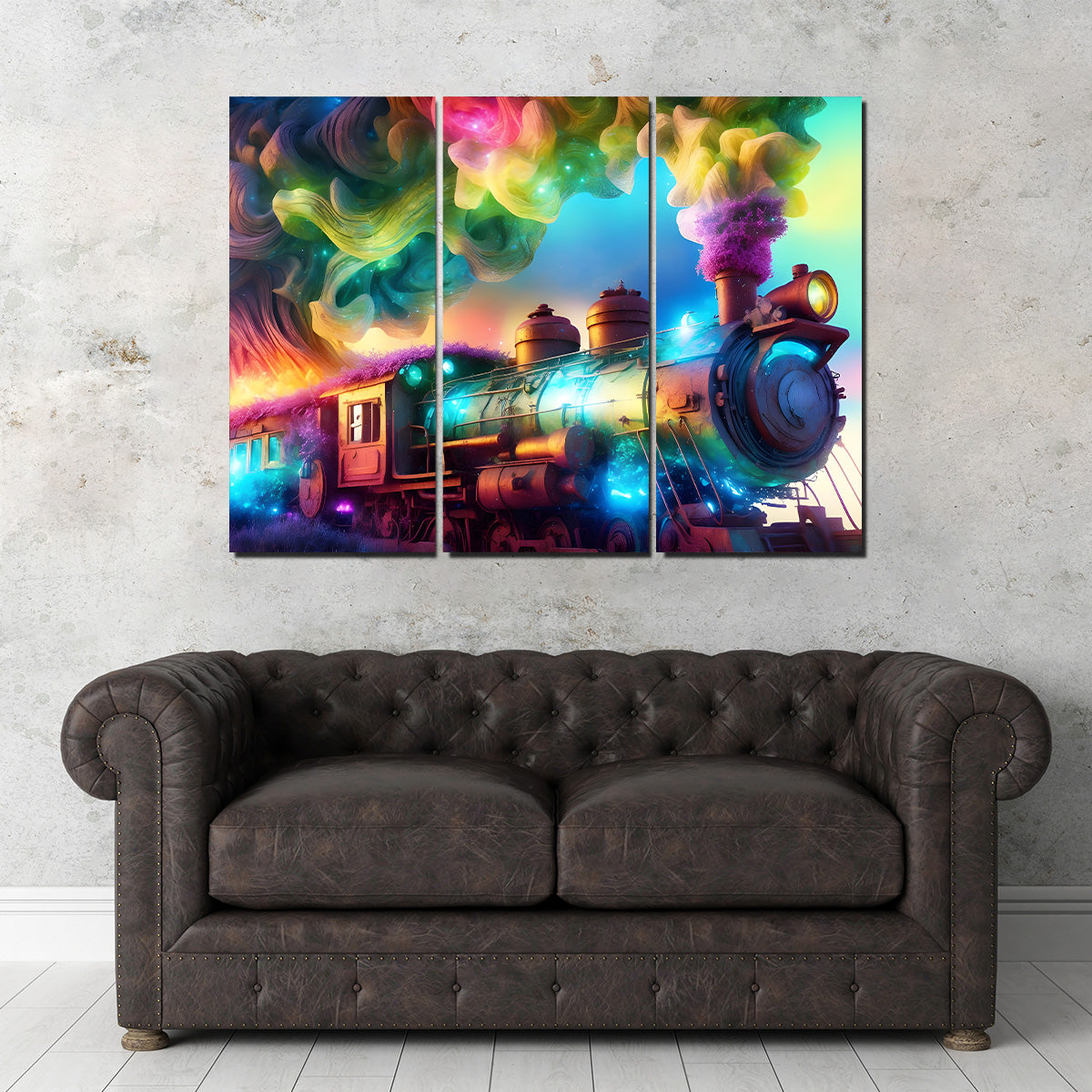 Exquisite Rainbow Railways Art Prints