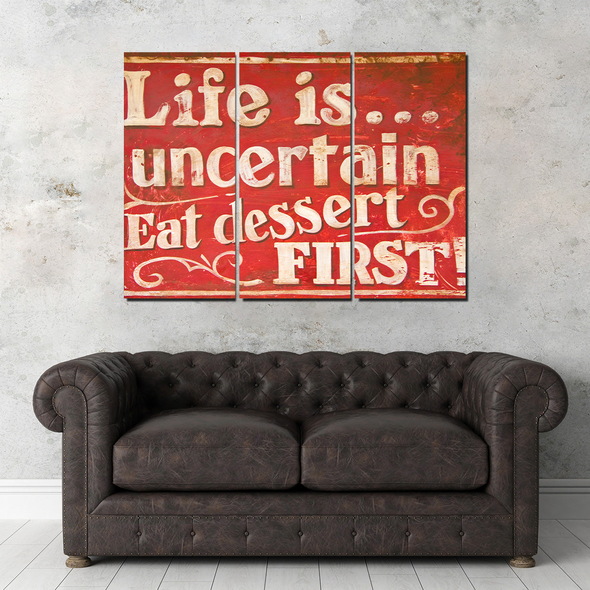 Exquisite Dessert First Wall Art for Stunning Home Decor