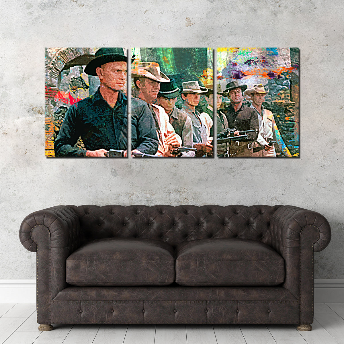 Stunning The Magnificent Seven Wall Art for Striking Home Decor