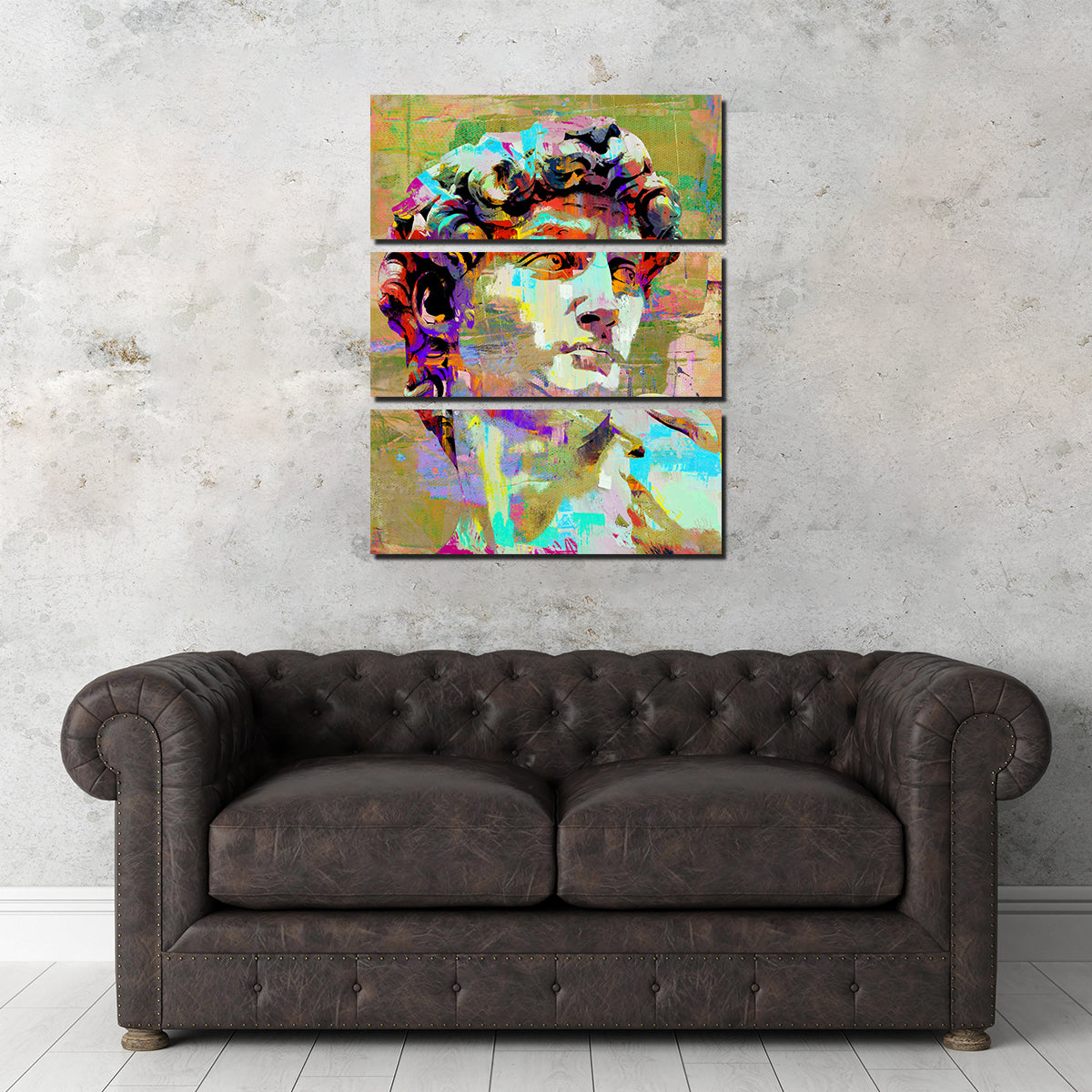 Exquisite David of Michelangelo Wall Art by Stephen Chambers