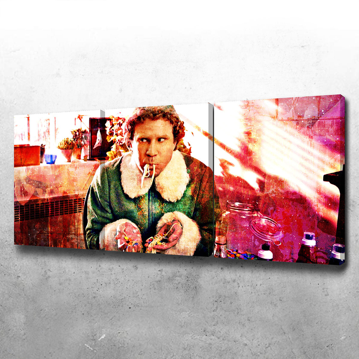 Exquisite Elf Wall Art - Handmade with Sustainable Pine and Museum-Quality Canvas