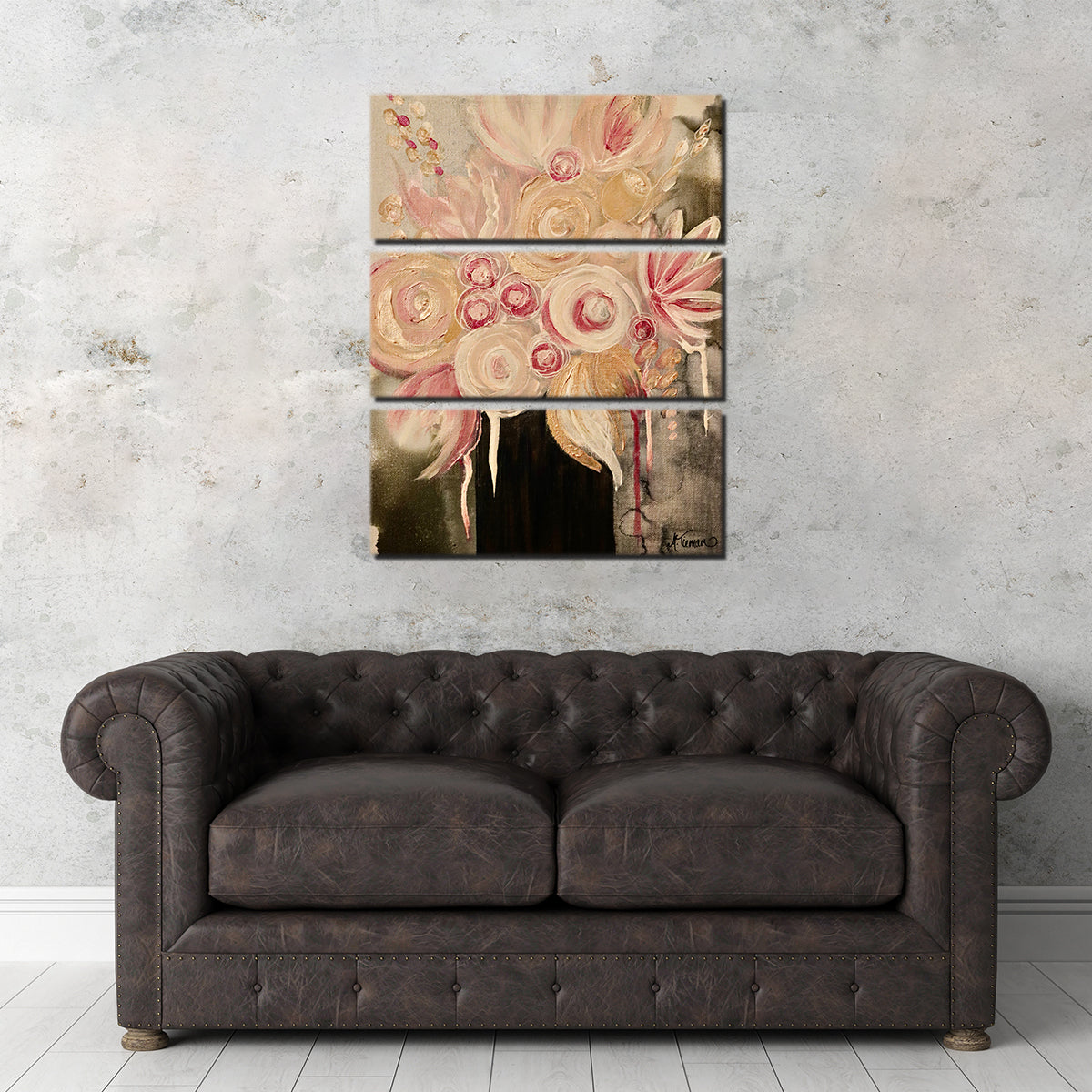 Stunning Blush Wall Art by Amy Tieman