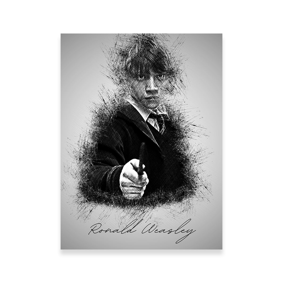 Ronald Weasley High - Quality Wall Art by Albi Art
