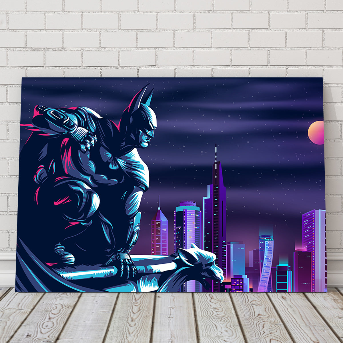 The Fearless Batman Wall Art - Premium Museum Quality Canvas Print