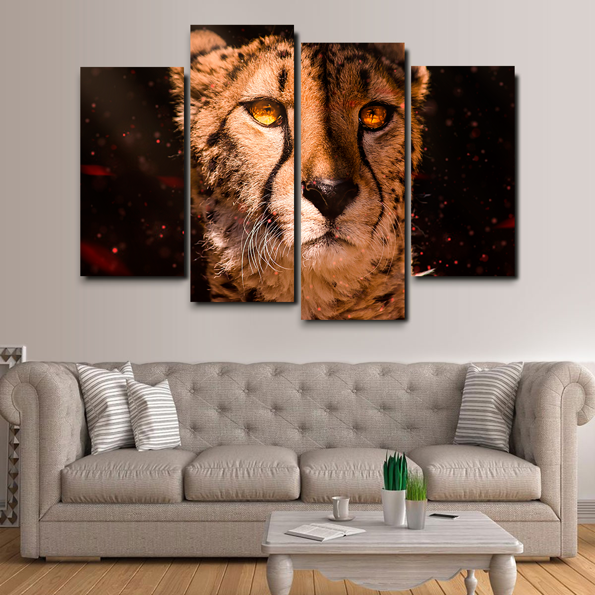 Stunning Cheetah Wall Art by Manuel Luces