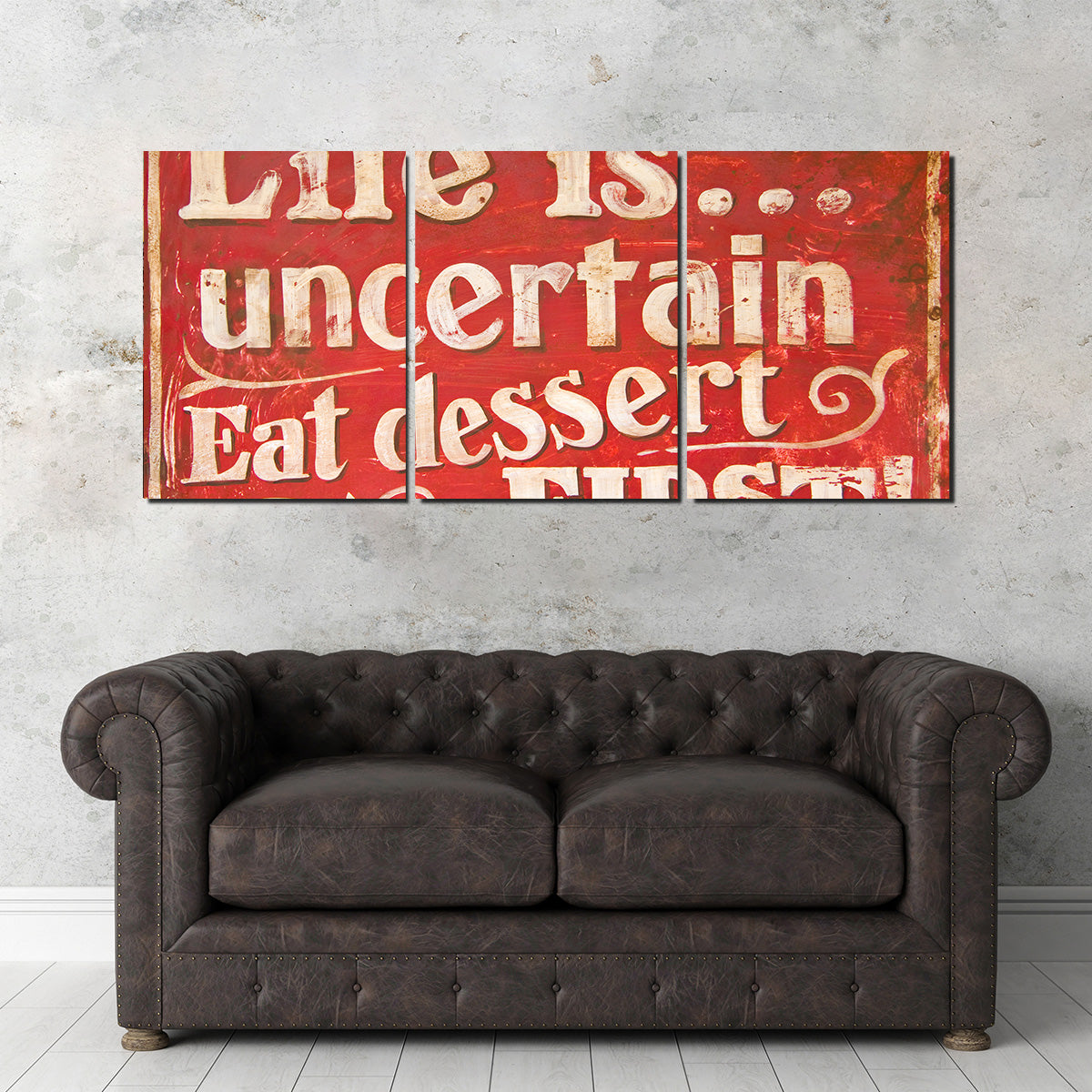 Exquisite Dessert First Wall Art for Stunning Home Decor