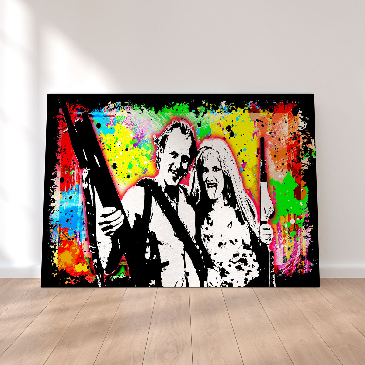 Unique Abstract Natural Born Killers Wall Art for Stunning Home Decor
