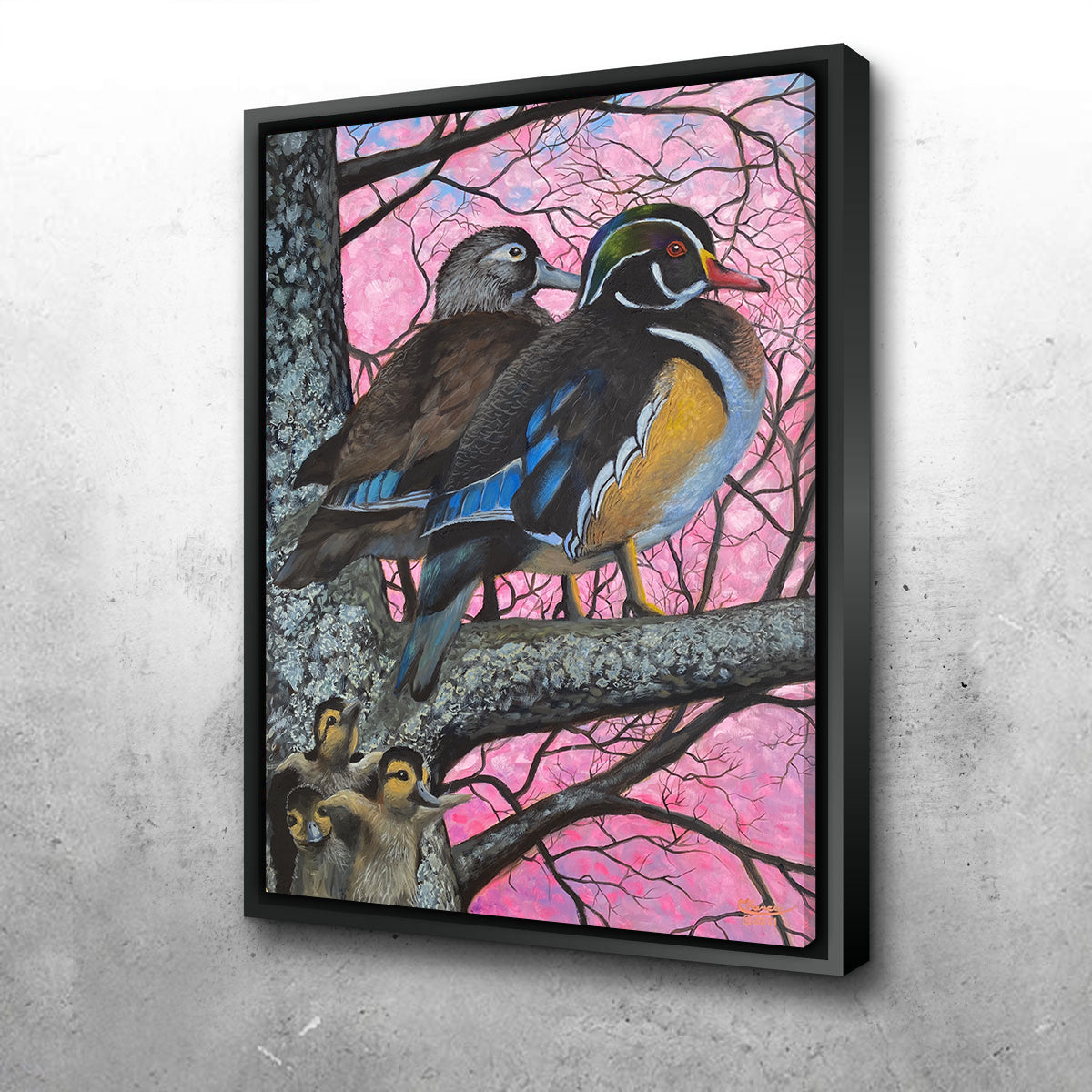 Chance Tedesco's Exquisite Bird Family Wall Art