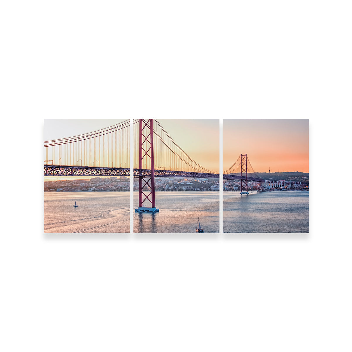 Stunning 25 de Abril Bridge Wall Art - Museum Quality Canvas Print