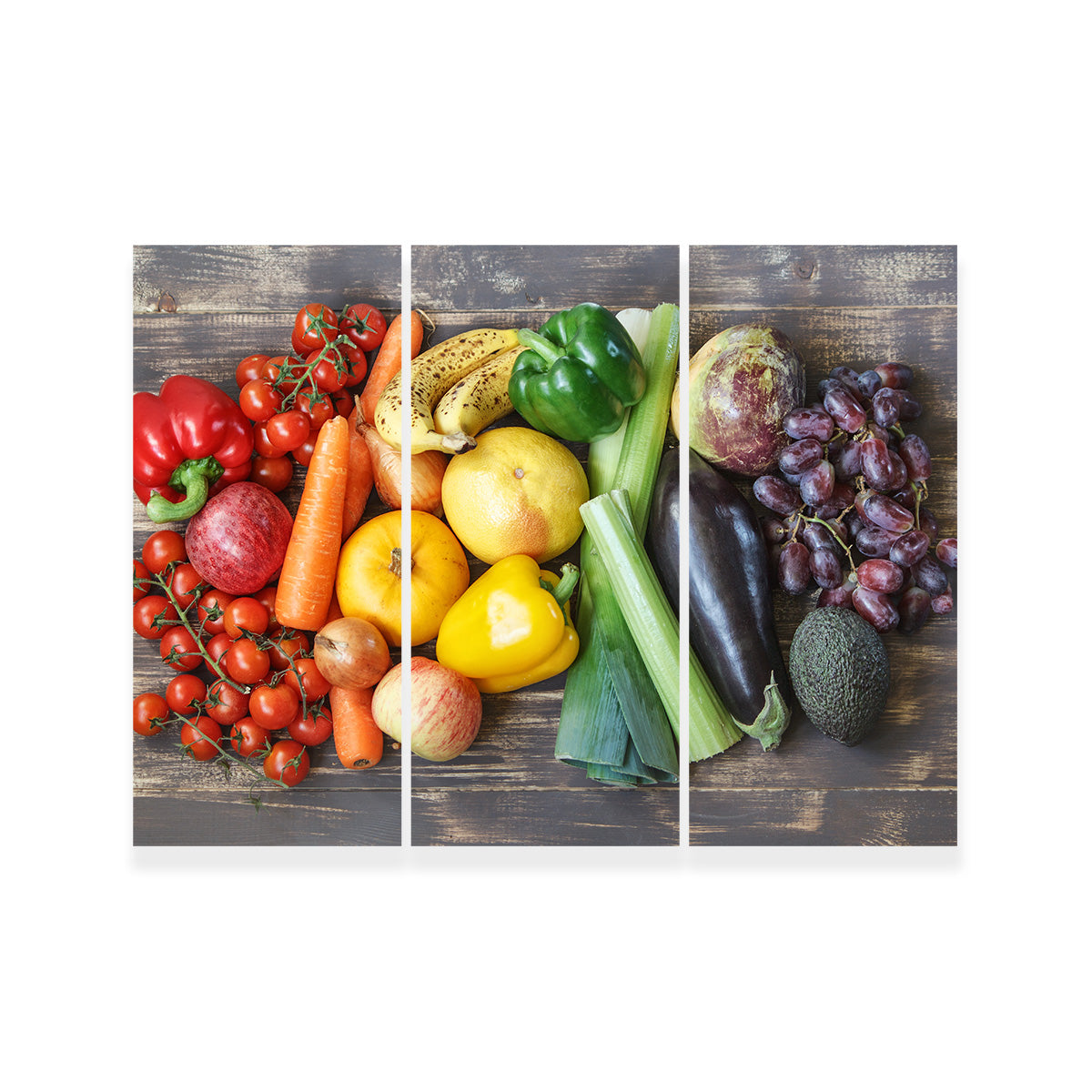 Exquisite Fruits & Vegetables Wall Art for Home Decor