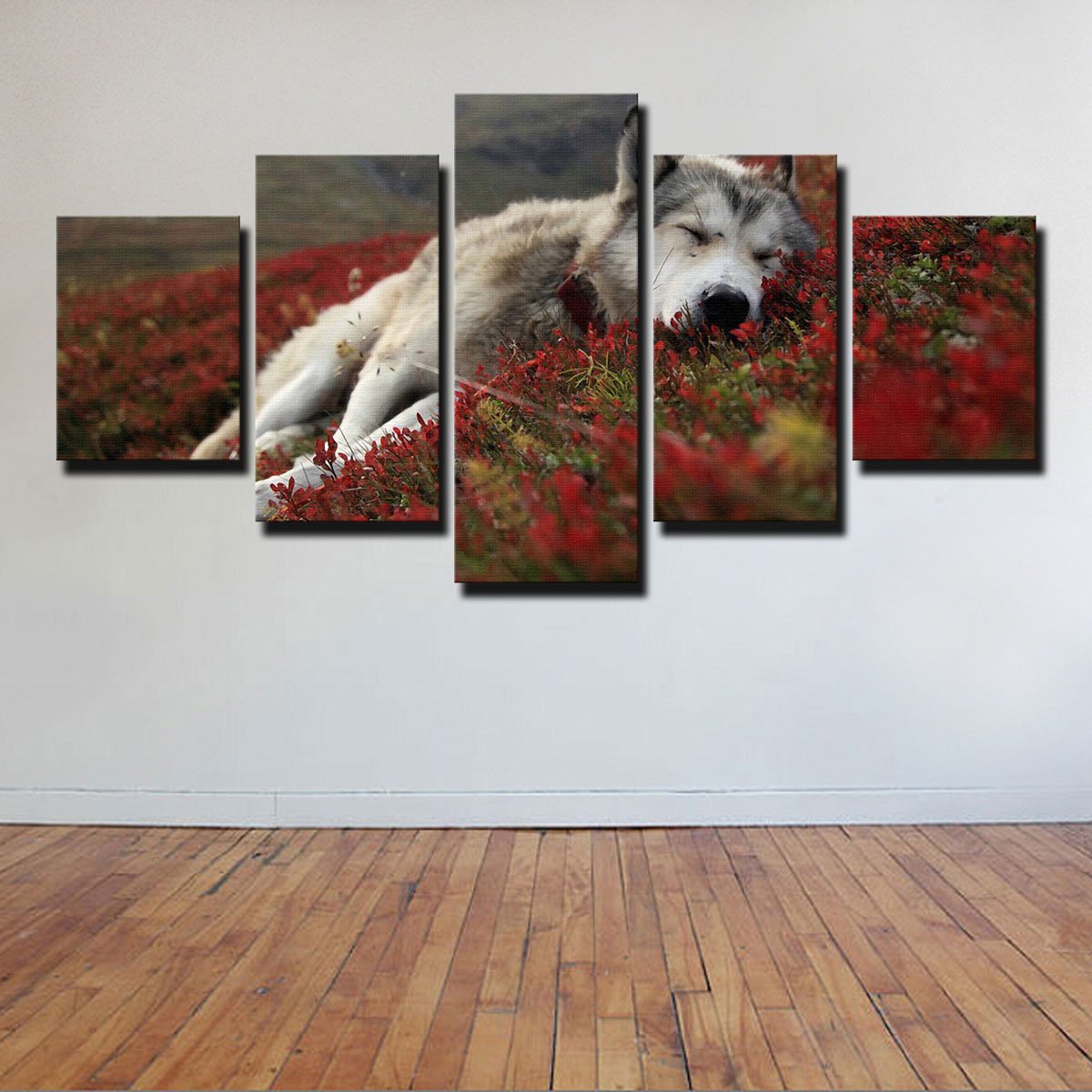 Exquisite Peaceful Pup Wall Art for a Calming Home Decor