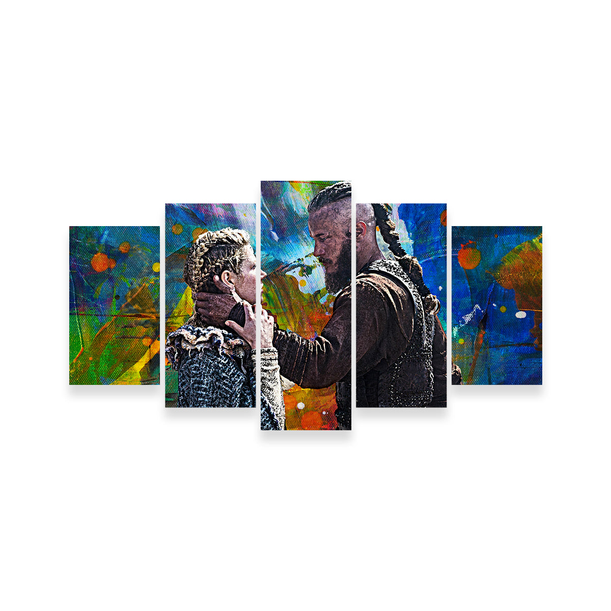Stunning Ragnar & Lagertha Wall Art for Your Home Decor