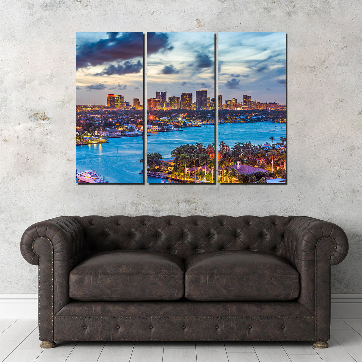 Stunning Fort Lauderdale Skyline Wall Art for Home Decor