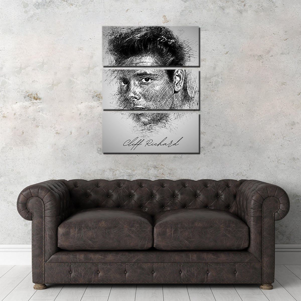 Stunning Cliff Richard Wall Art - Museum-Quality Canvas Print