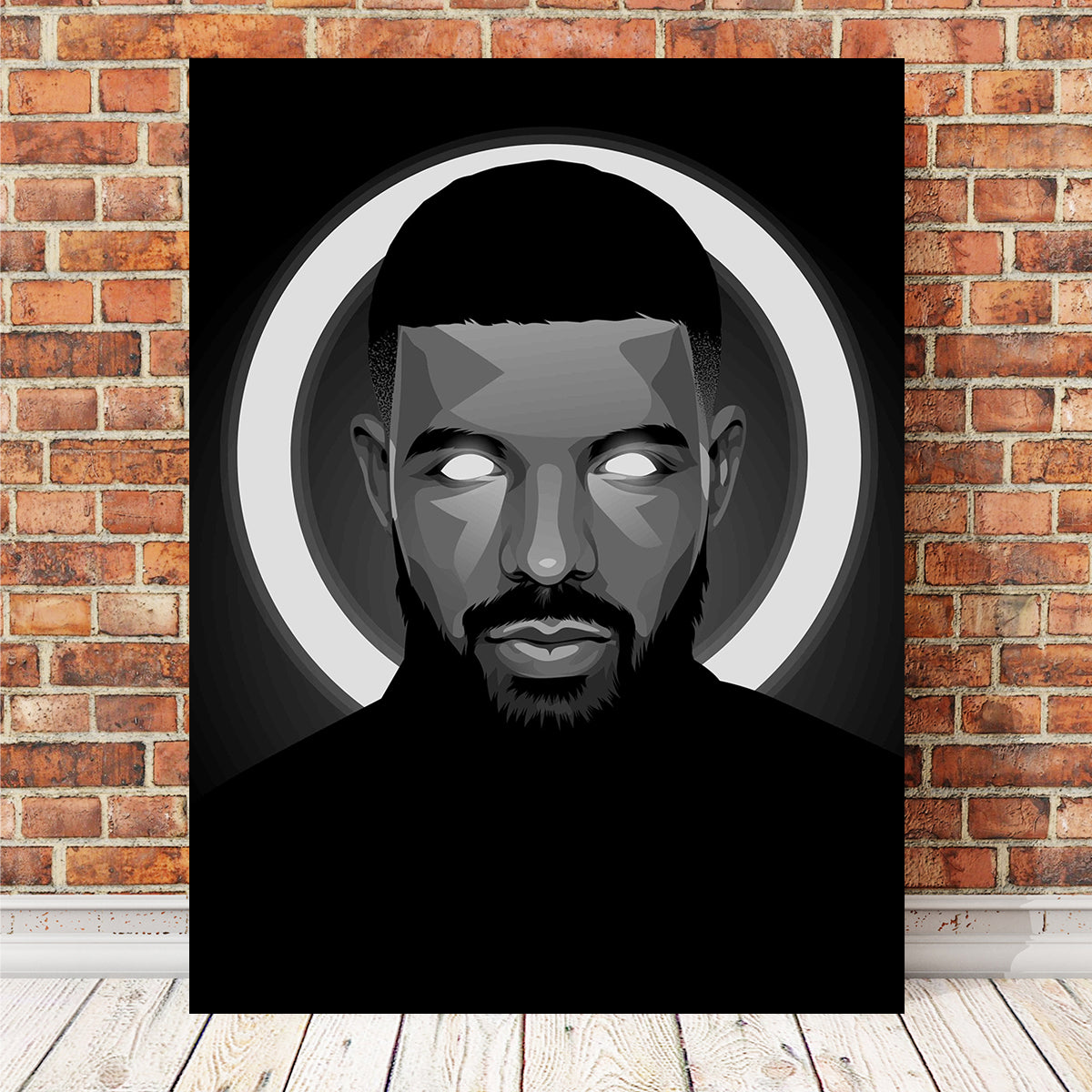 Stunning Grayscale Drake Wall Art for Modern Interiors