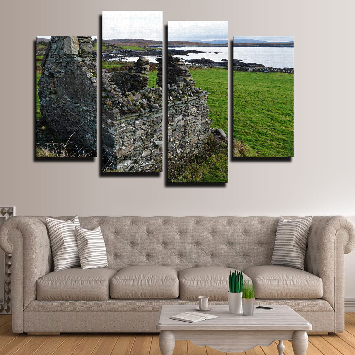 Enchanting Abandoned House in Trafask, Ireland Wall Art by David Campbell