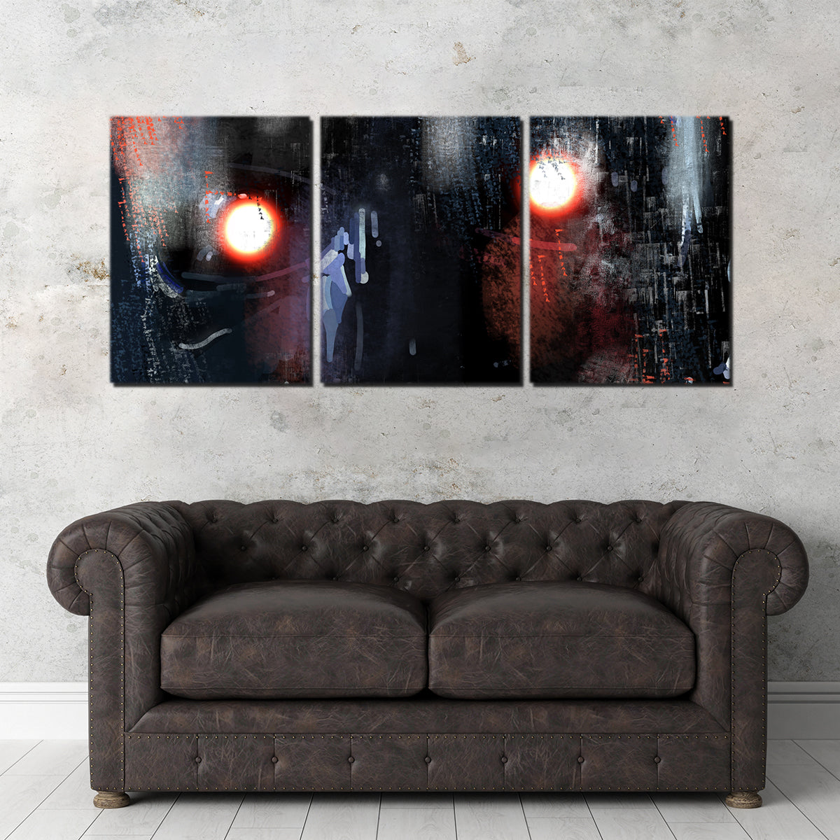 Stunning Terminator Eyes Wall Art by Andy Brackpool
