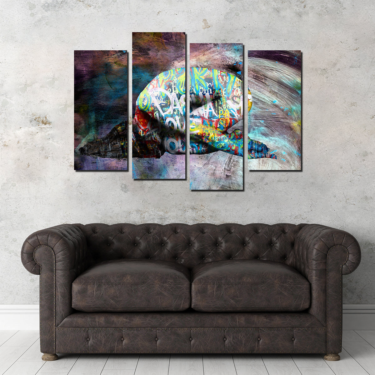 Dasha Love You Wall Art by Stephen Chambers - Museum Quality Canvas Print