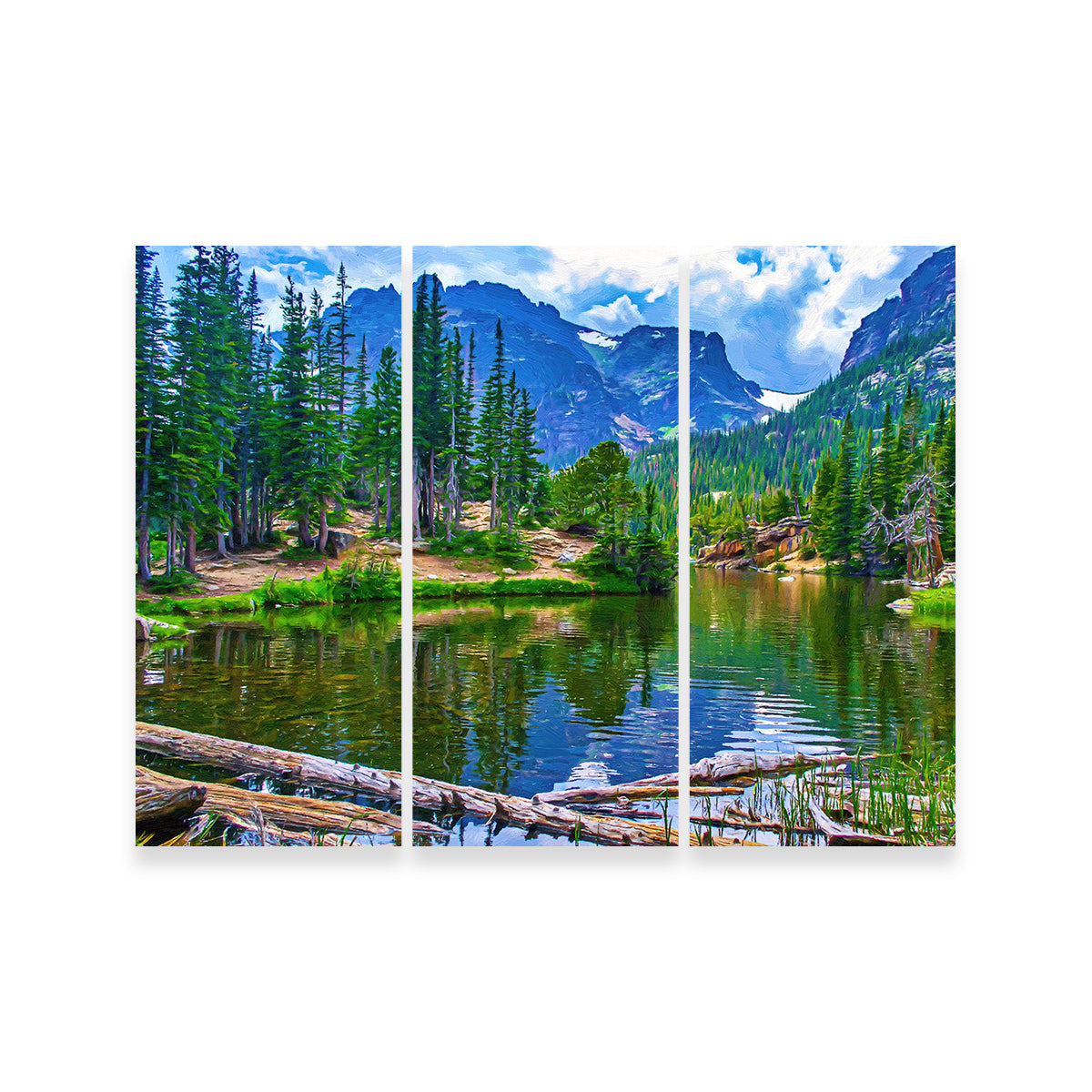 Dreamy Lake Wall Art by Denise Dundon - Premium Museum Quality