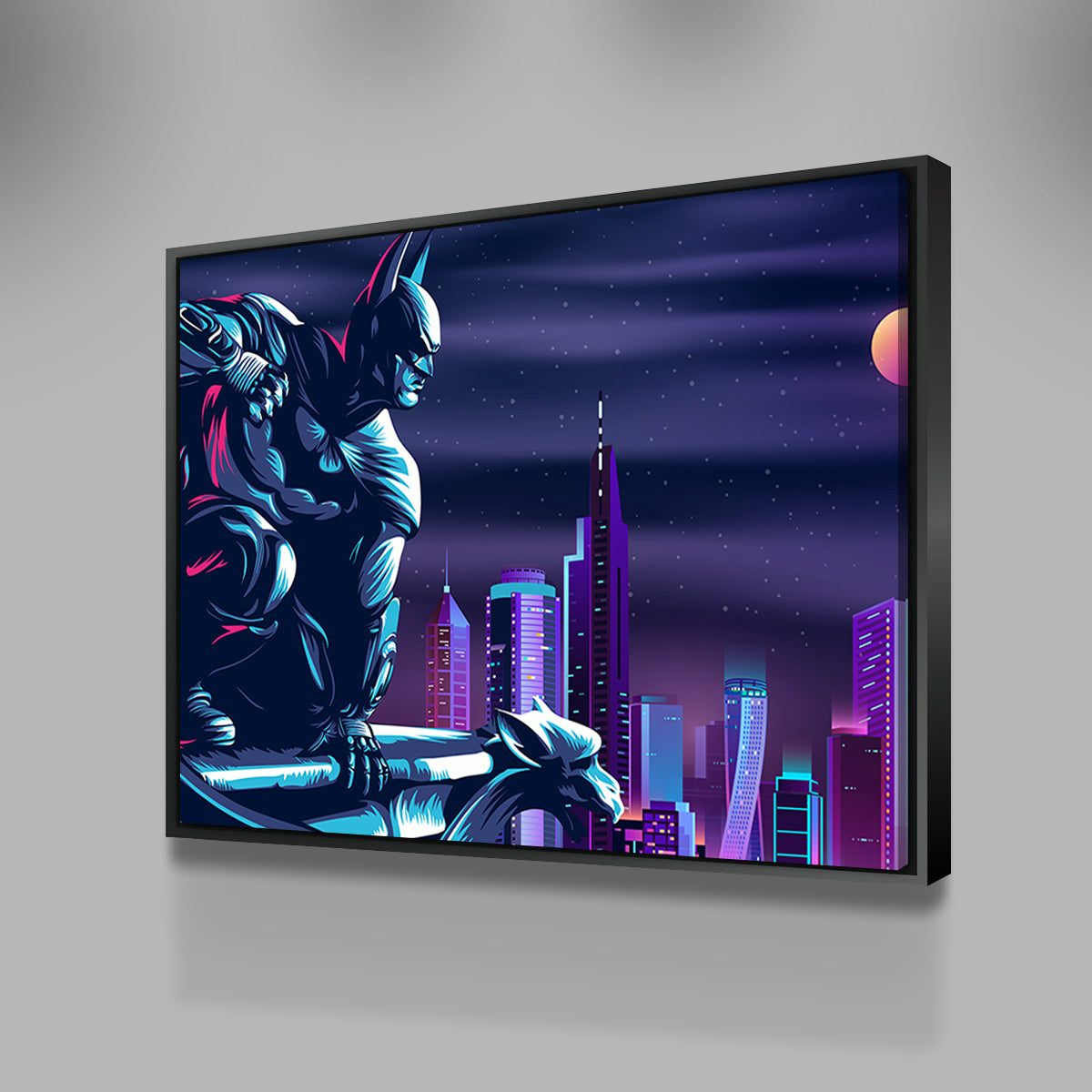 The Fearless Batman Wall Art - Premium Museum Quality Canvas Print