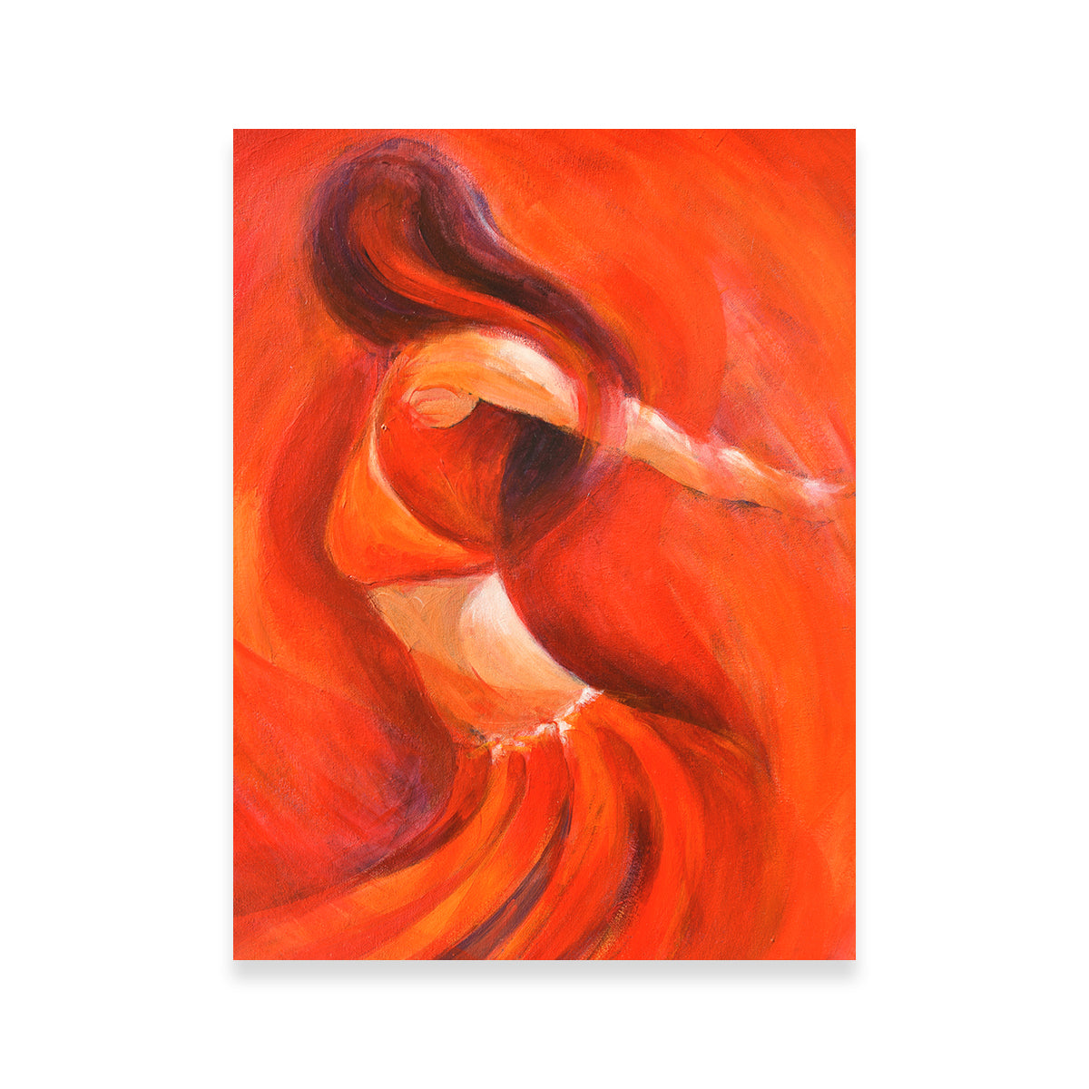 Enchanting Dancing Flame Wall Art by Gerry Segismundo