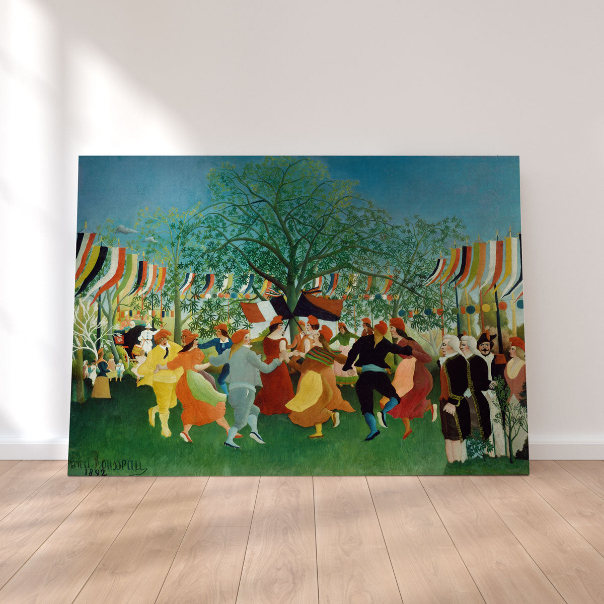 A Centennial of Independence Stunning Wall Art by Henri Rousseau