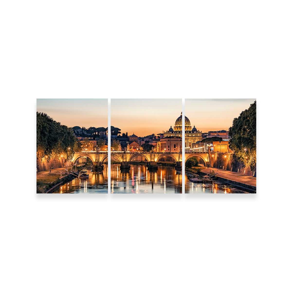 Stunning Rome Sunset Wall Art for Your Home Decor