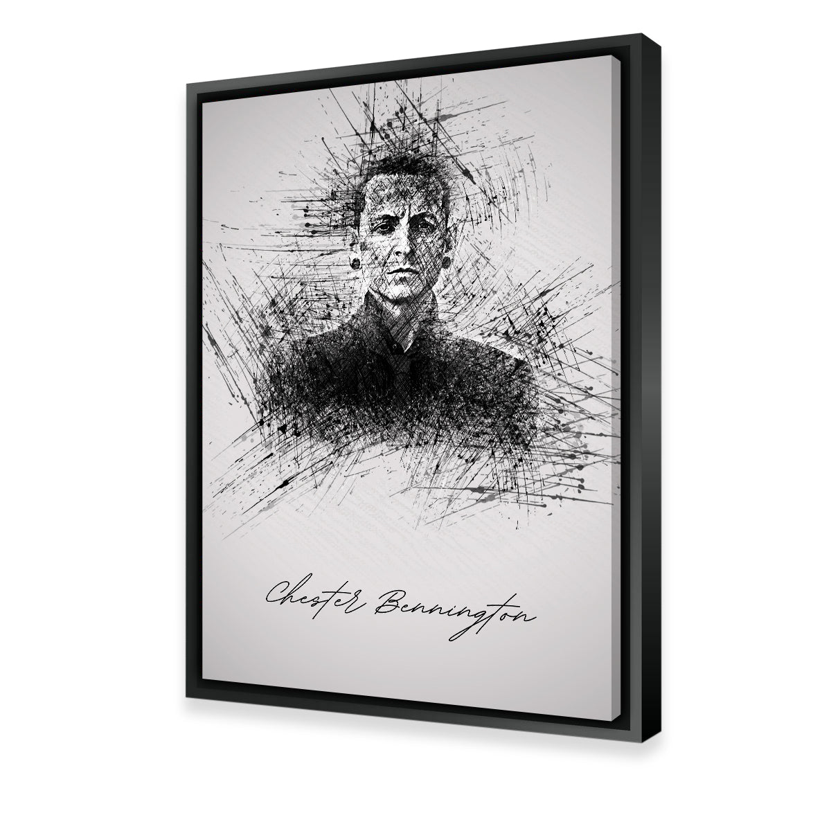 Chester Bennington Stunning Sketch Wall Art for Home Decor