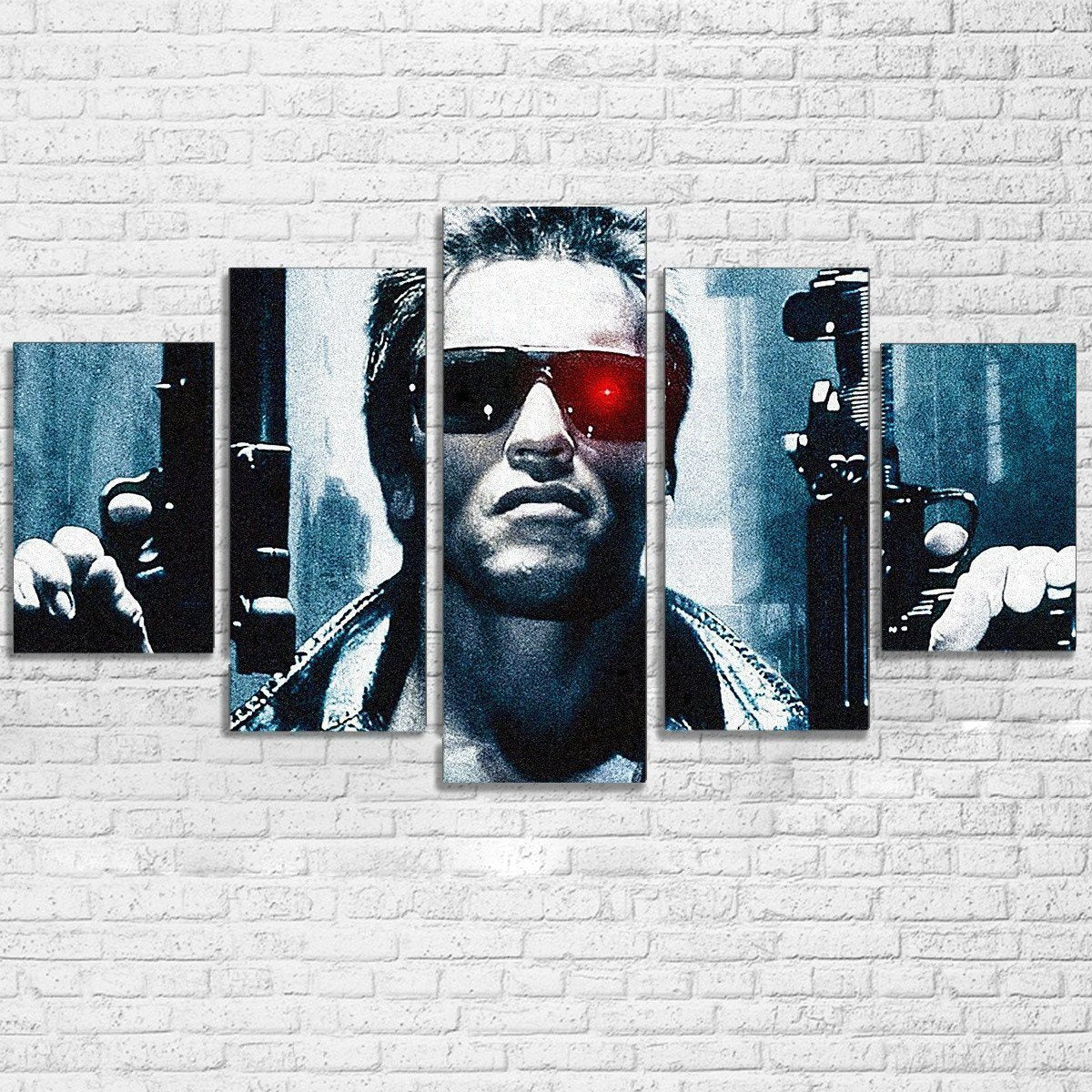 Terminator 5 Piece Wall Art Set - High - Quality Sustainable Wall Decor
