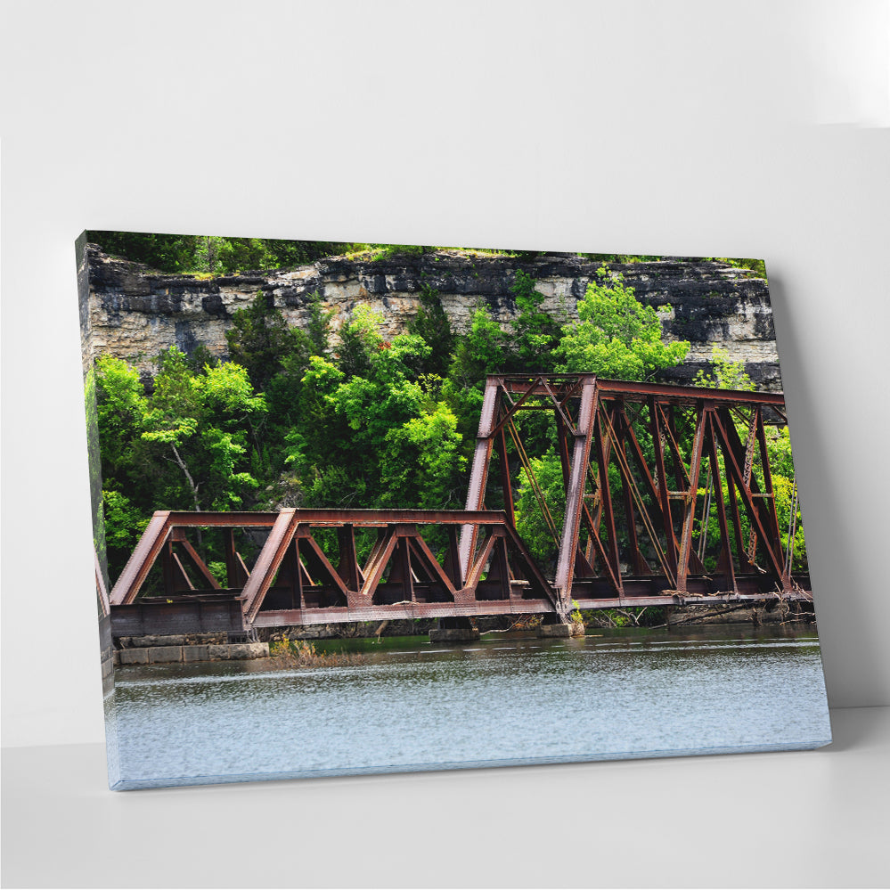Gorgeous Ozarks Railway Bridge Wall Art for Stunning Home Decor