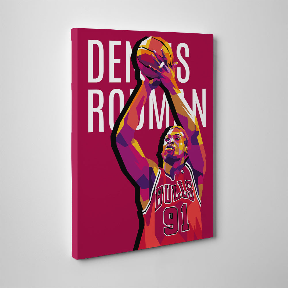 Dennis Rodman Stunning Wall Art for Your Home Decor