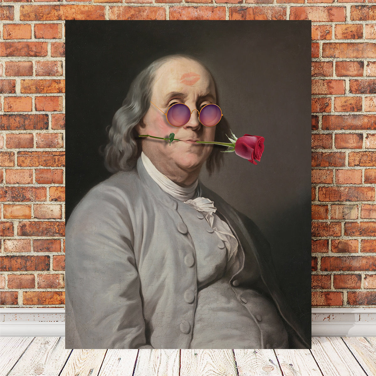 Franklins Little Liberty Stunning Wall Art by Glory Days Studio