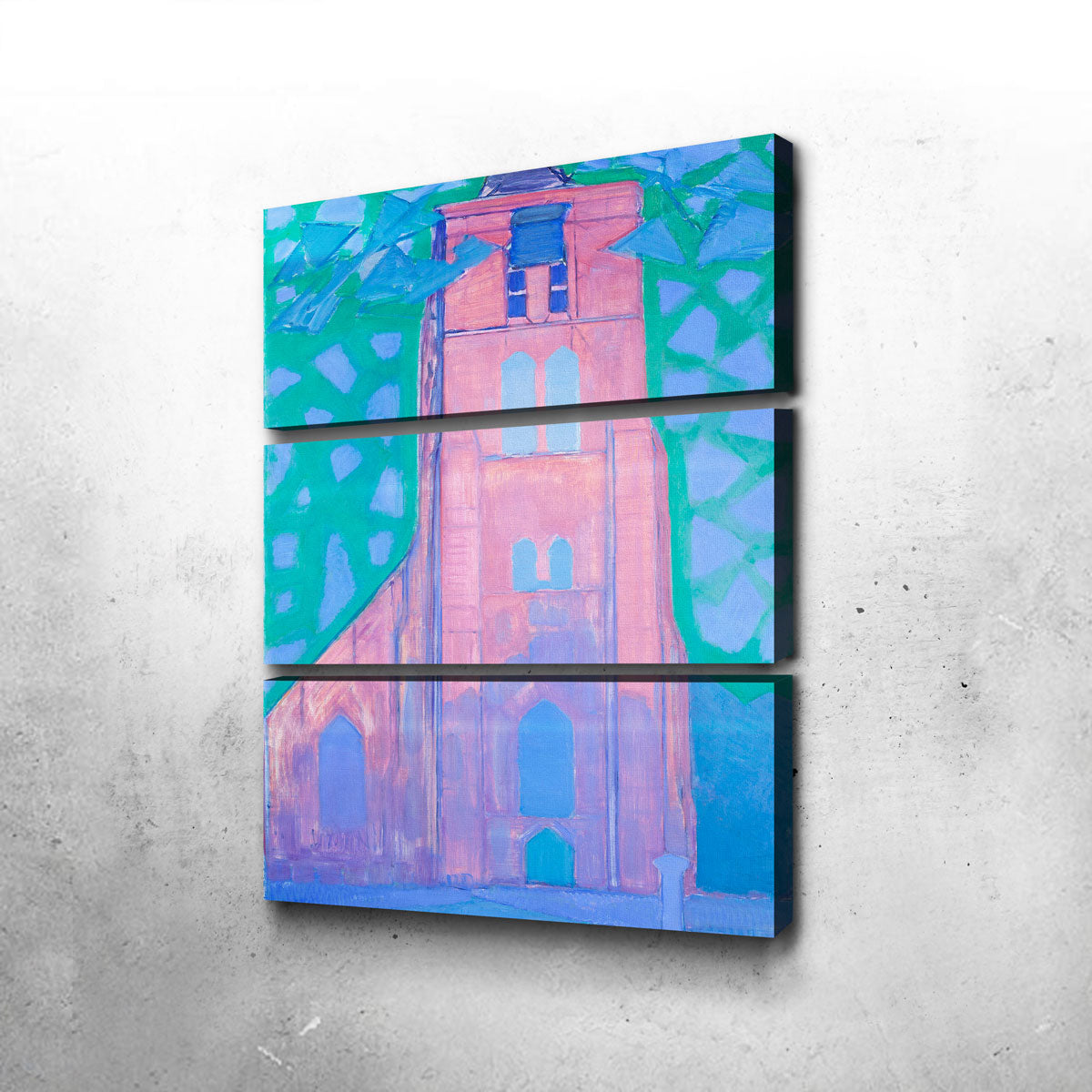 Exquisite Zeeuwsche Kerktoren Wall Art by Piet Mondriaan