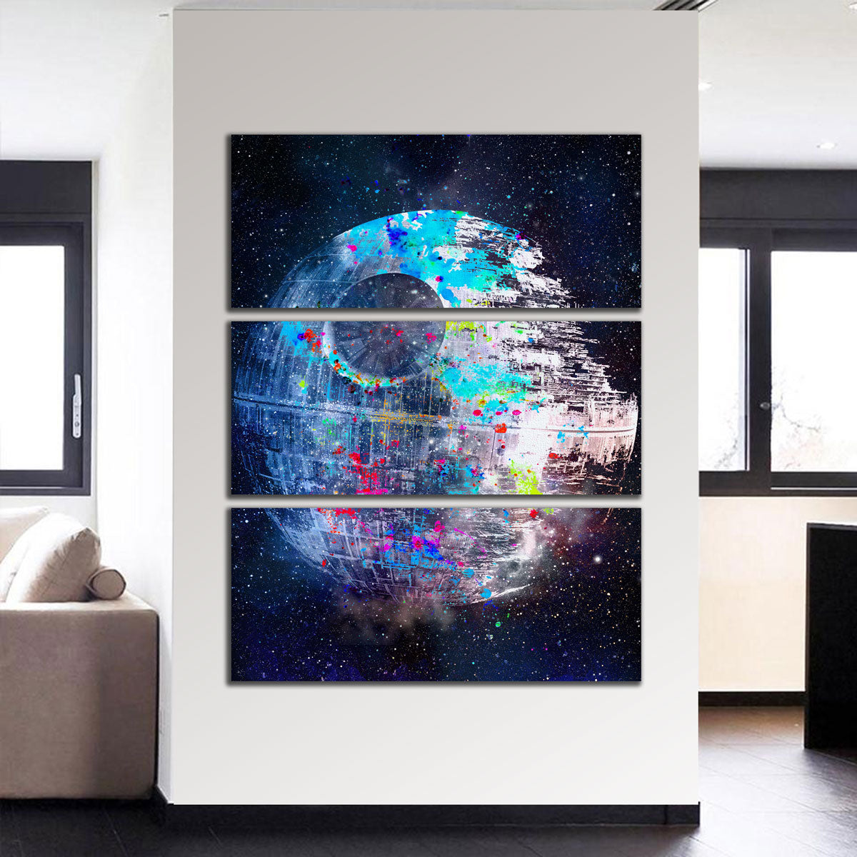 Stunning Death Star Wall Art for Cosmic Decor