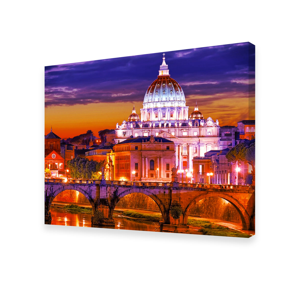 Stunning Saint Peters Basilica Vatican Wall Art by Dina Rolle